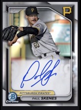 2024 Bowman Chrome Prospect Autograph Rookie-PAUL SKENES (Topps Bunt Digitalcard