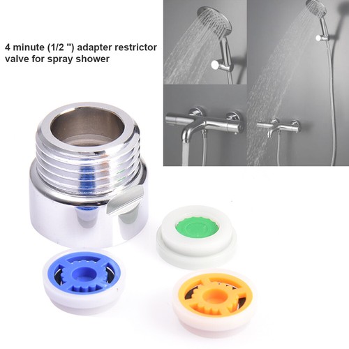 Shower Head Restrictor Shower Flow Reducer Limiter Set Pack of 4 Shower Head - Picture 5 of 10