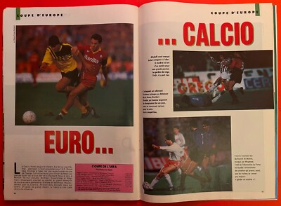 Revue Mondial N°106 – Hommes De L'année 1988 (Gullit, Cantona) + Poster Géant PSG