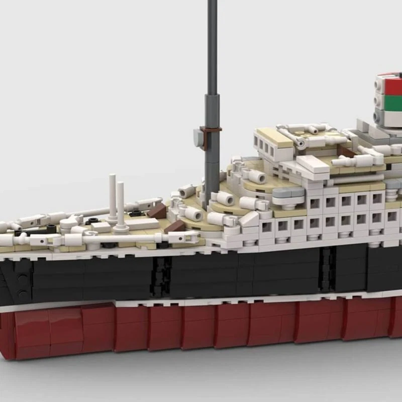 MOC-73429 SS Rex An Italian Ocean Liner Ship 1: 400 Scale 2442 Pieces  Brand New - Image 2 of 4