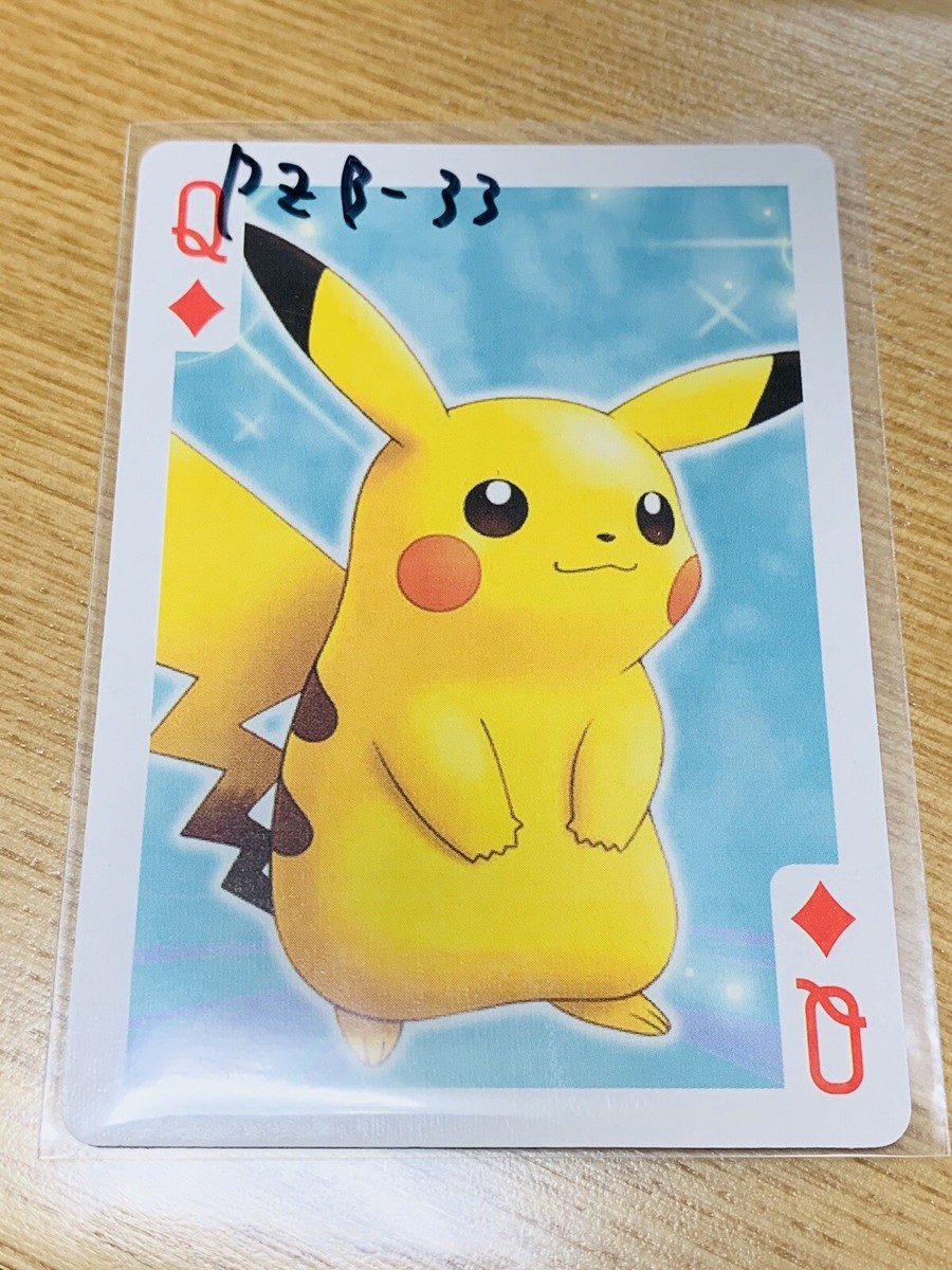 Pikachu Pokemon Playing Card Poker Card Nintendo From Japan PZB-33