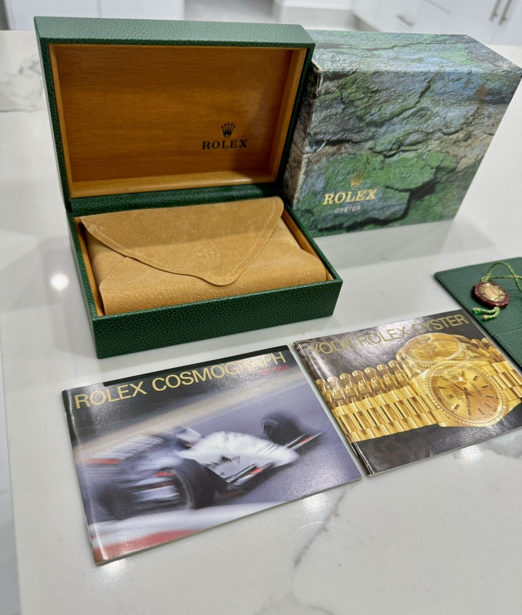 Authentic ROLEX Daytona 16520 ZENITH Watch Box Set Full Set