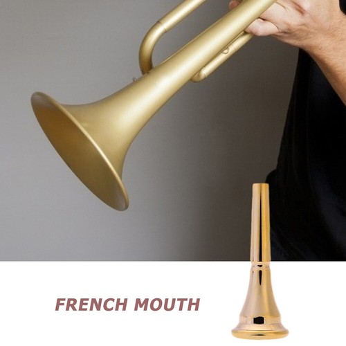 1*Gold/Silver Optional French Horn Metal Mouthpiece Instrument Accessories Hot - Picture 9 of 23