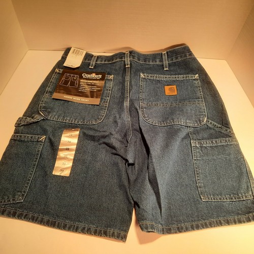 carhartt denim work shorts 