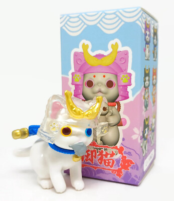 K2TOY Ohonneko Samurai Cat Series WHITE WALKING Mini Figure Toy