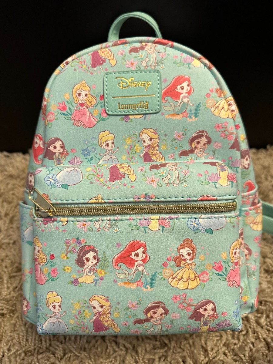 Loungefly Disney Princess Mint Chibi Mini Backpack NWT  display picture 1