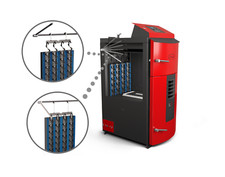 Chaudière à bois ATTACK SLX Lambda Touch 55 KW butée droite ou gauche 