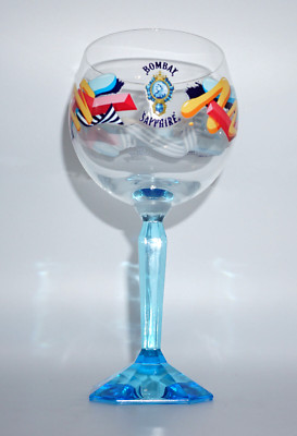 Bombay Sapphire Gin Copa Glas Ballonglas Bunt Cocktailglas  Nobel 48 cl Neu