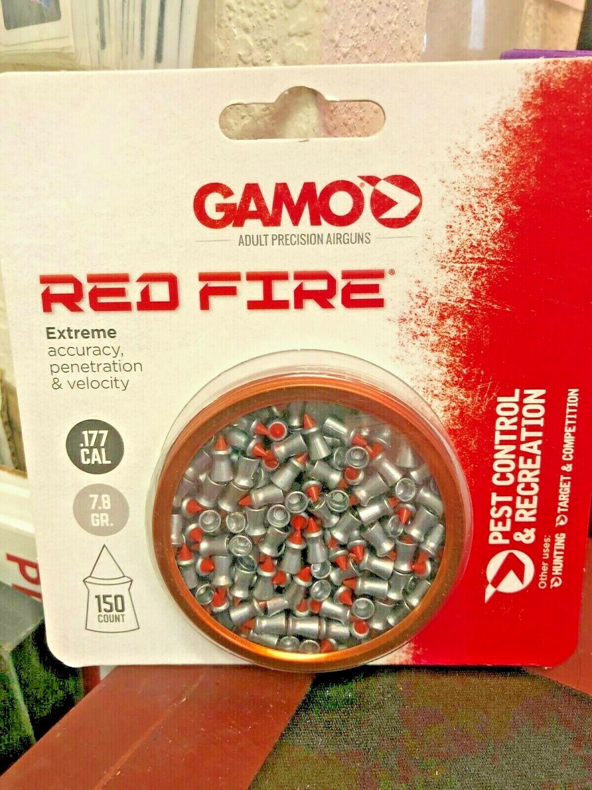 GAMO, Adult Precison Airguns, RED FIRE, .177 Cal., 150 Count, Extreme Accuracy