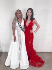 Beautiful beaded pageant gown
