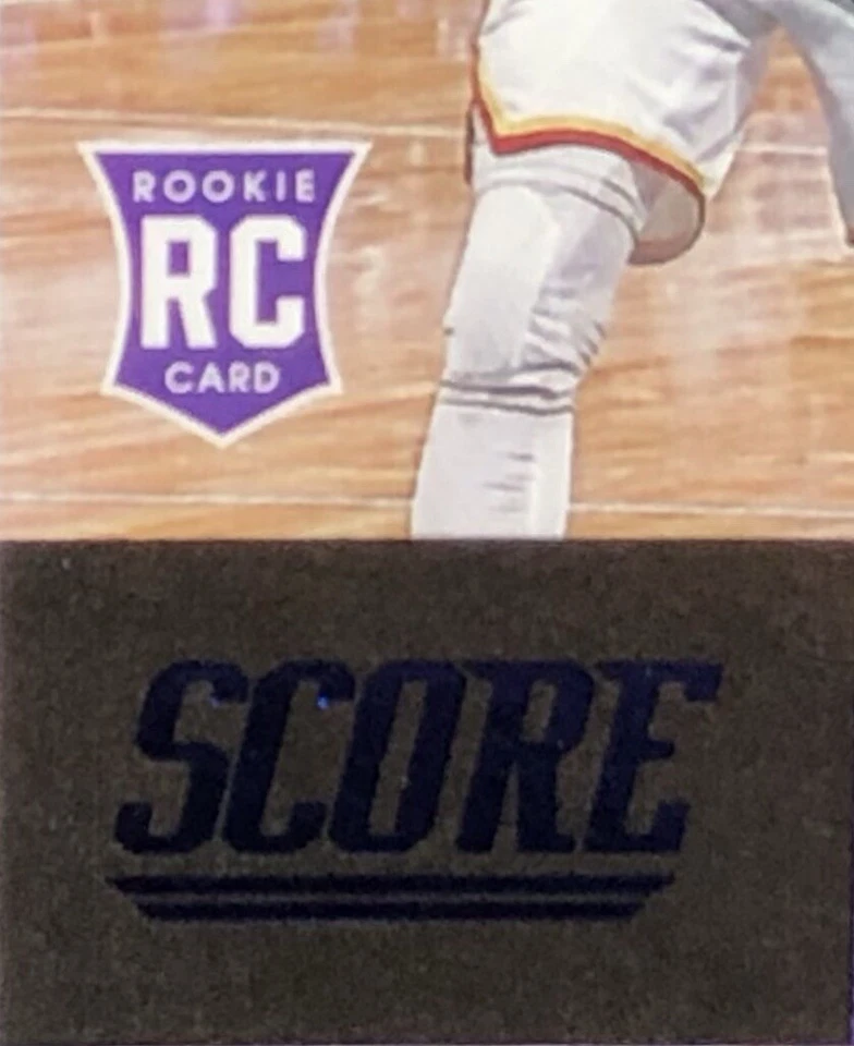 Tarjeta de novato 2020-21 Panini Chronicles Score Tyrese Haliburton/99 Blue SP #610 Foto 4 de 4
