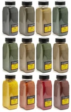 Woodland Scenics Turf Ground Cover 57.7 in3 Shakers – Fine, Blended, or Coarse