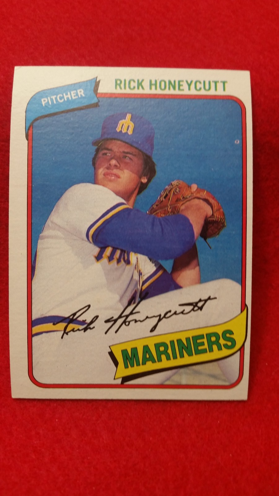 TOPPS 1980 RICK HONEYCUTT #307  HIGH GRADE!!