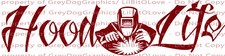 Hood Life Script Welding Vinyl Decal 22.5 X 5.6 Welder Weld Tig Mig Sticker Car Hood Life Script Welding Vinyl Decal 22.5 X 5.6 Welder Weld Tig Mig Sticker Car