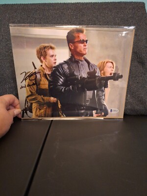 BAM BOX EXCL SIGNED PHOTO #3 NICK STAHL TERMINATOR RISE OF THE MACHINES BECKETT