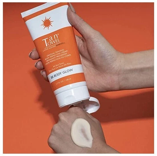 Желтовато-коричневый полотенце BB тела зарево автозагар тела совершенствование крем, 5,7 унций новый/свежий - Изображение 3 из 3