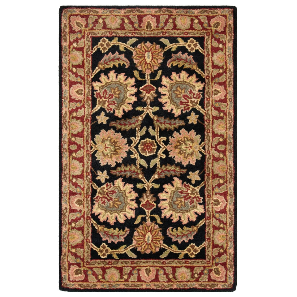 SAFAVIEH Classic Collection CL359A Handmade Navy/Red Rug - Image 2 of 4