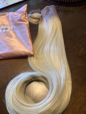 Insert Name Here INH Brit Long Curly Ponytail Ash Brn Root 