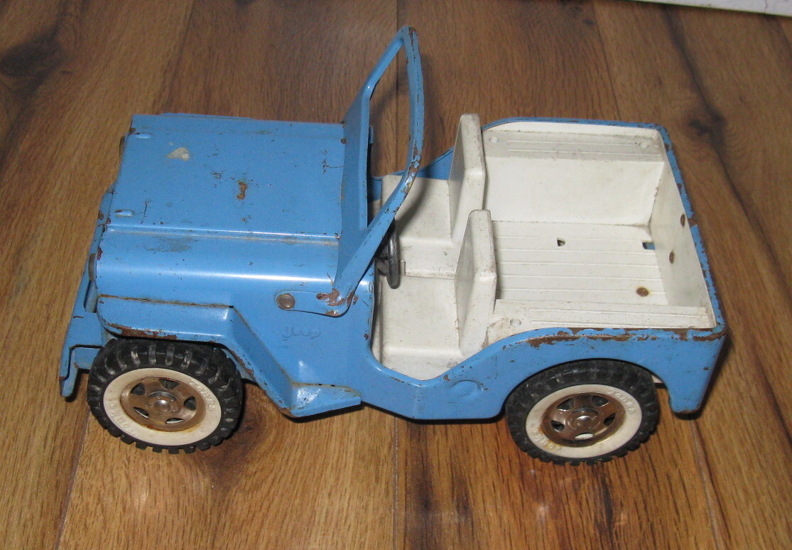 USA製 ビンテージブリキ Tonka トンカ Jeep 車 おもちゃ オールド USA製 ビンテージブリキ Tonka トンカ Jeep 車 おもちゃ オールド