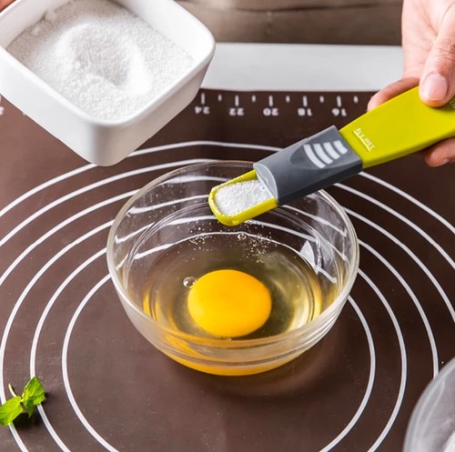 Kitchen Baking Spoons Adjustable Set 3 Pack 1ml to 15ml Measurement - Picture 7 of 19