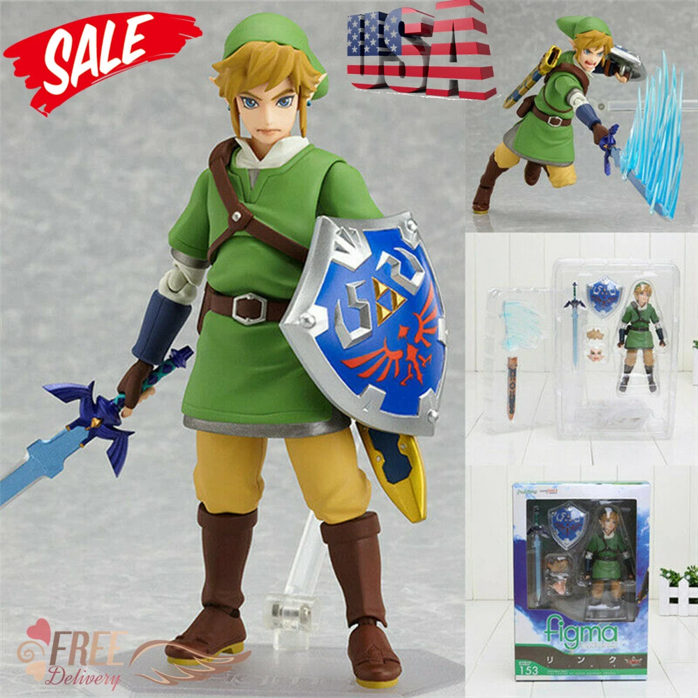 The Legend of Zelda Skyward Sword Link Action Figure Figma PVC