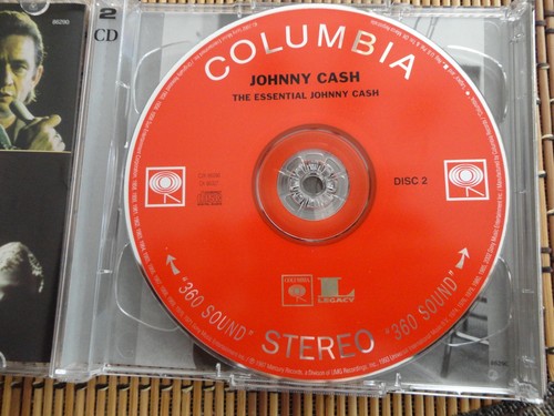 Essential Johnny Cash (CD, 2002, 2-Disc Set) 70th Birthday Hype Sticker=EC - Picture 6 of 6