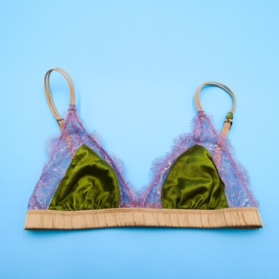 Love Stories Size 1 Love Lace Bralette Lightweight Spaghetti Strap Intimates New