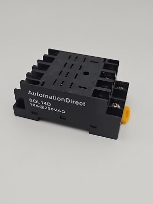 Lot Of 2 AUTOMATION DIRECT SQL14D 250VAC 10A NSMP Relay Base