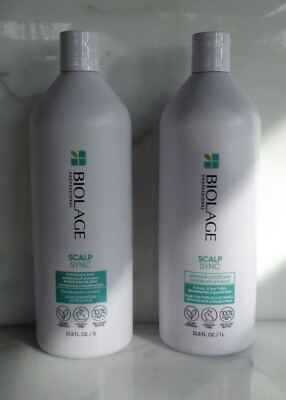 DUO Matrix Biolage Scalp Sync Antidandruff Shampoo and conditioner Liter 33.8 oz