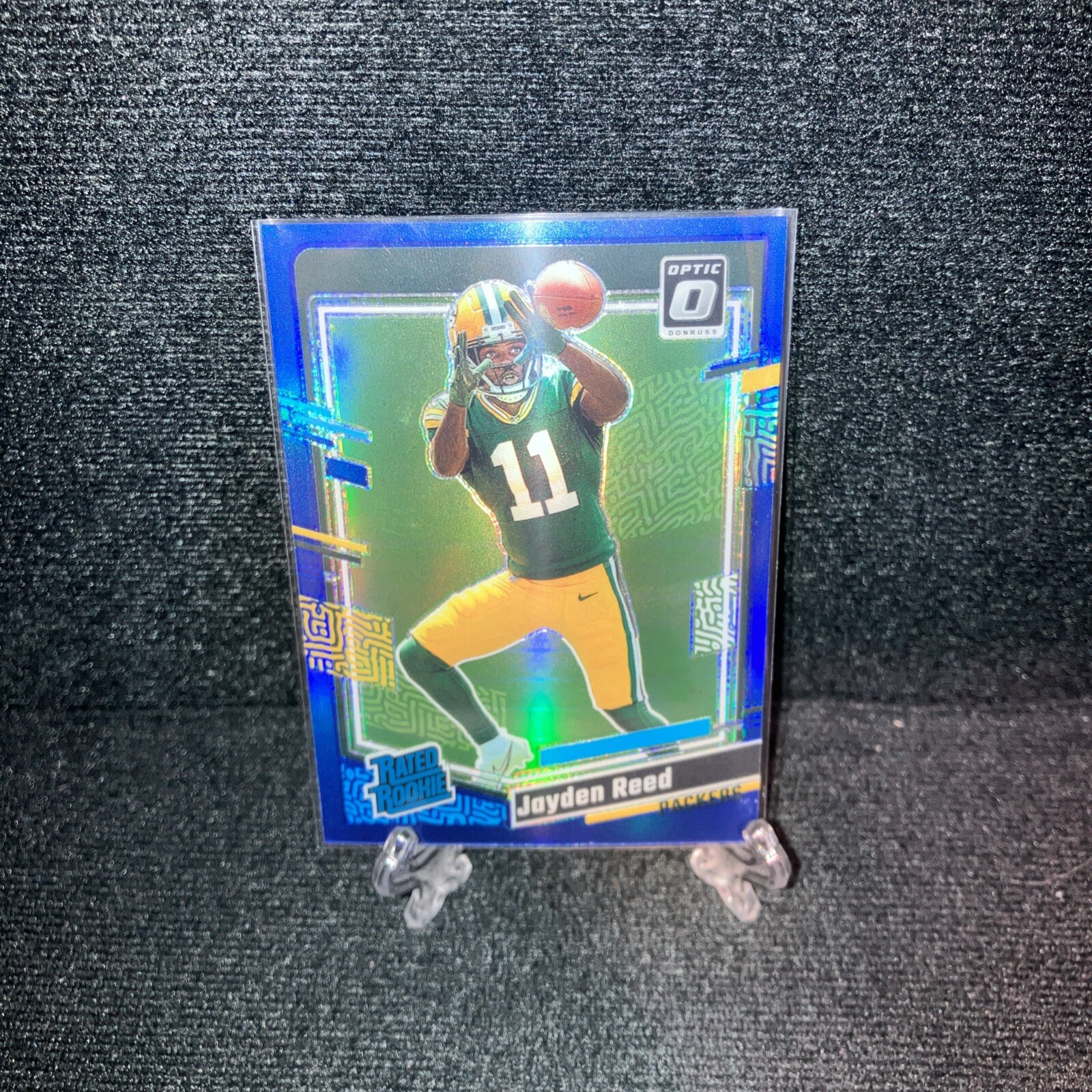 2023 DONRUSS OPTIC #239 JAYDEN REED BLUE RATED ROOKIE /199