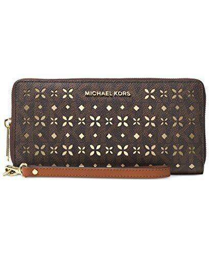michael kors wallet black and brown