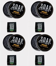 (4) Soap Cover Grey Coverage Bar Shampoo - Authentic - Free Same Day Shipping