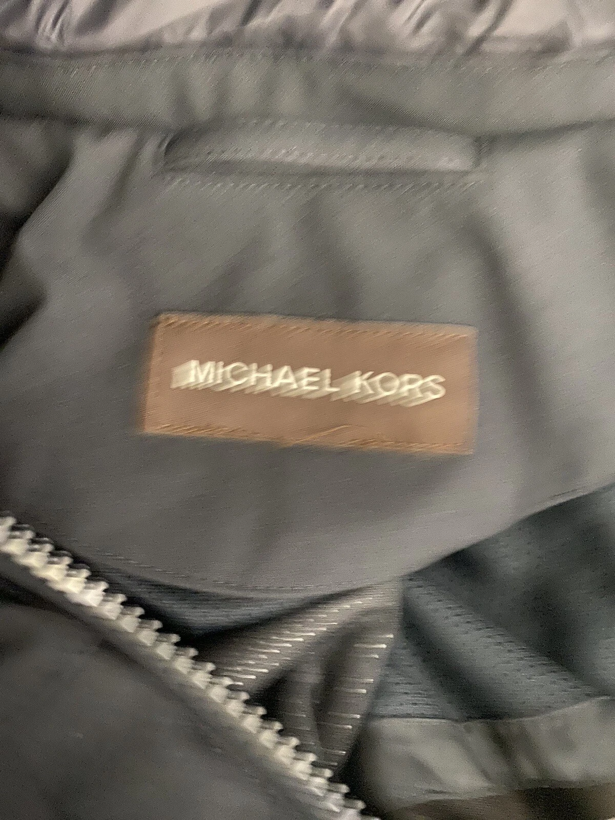 Michael Kors Giacca Uomo Tecnica Cappuccio Staccabile Tasche Frontali Navy TG M