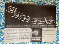 Vintage 1969 Sharp Office Products Desktop Calculators Print Ad - Ad Only