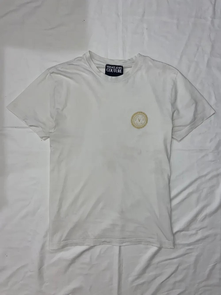VINTAGE VERSACE MEDUSA MEN`S SIZE L T SHIRT TEE LUXURY OLD MONEY Y2K ITALY DESIG