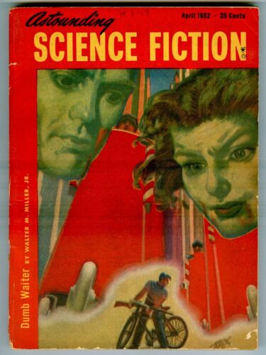 Vintage April 1952 ASTOUNDING SCIENCE FICTION Magazine! Gunner Cade by Kornbluth - Imagen 1 de 3