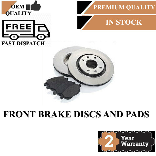 FRONT BRAKE DISCS AND PADS FOR DAEWOO 278MM INTERNALLY VENTED 1370 45132063