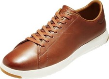 Cole Haan Men Grandpro Tennis Sneaker Leather C22585 Woodbury Handstain US9 W
