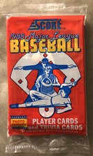 1988 Score Baseball Pack Kevin Seitzer Rookie RC (Top) Rob Murphy Reds (Back)