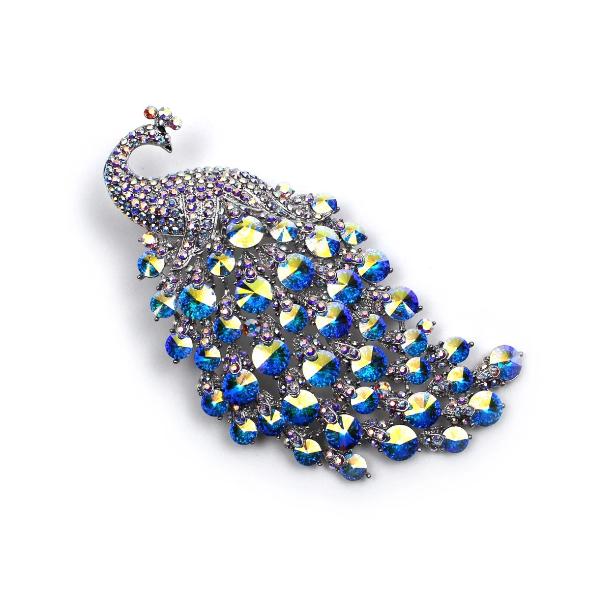 Swarovski crystal peacock brooch 6 best sale colors