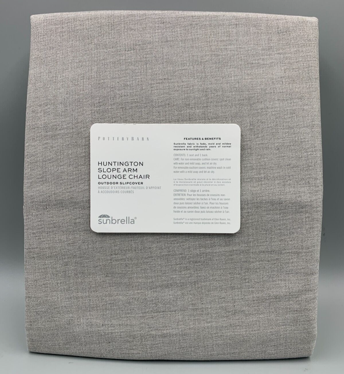 Pottery Barn Huntington Outdoor Cushion Cover Slope Arm Chair