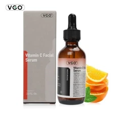 2-Pack VGO Vitamin C Facial Serum - 10% Vitamin C & 2% Vitamin E for Skin Bright