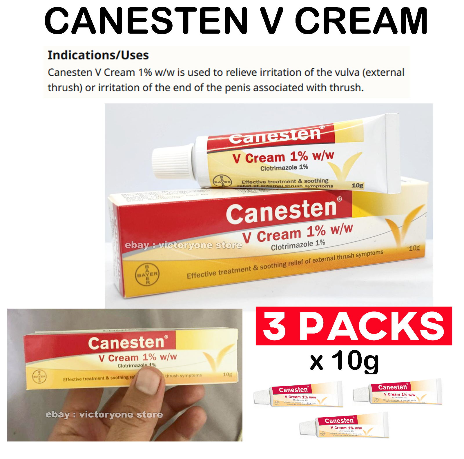 Aprender acerca 39+ imagen canesten cream walmart Thptletrongtan.edu.vn