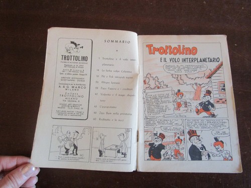 TROTTOLINO N.2 ORIGINALE ED. IL PONTE 1954 CON VOLPETTO !!! - Imagen 4 de 6