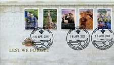 2008 Lest We Forget (P&S Stamps) FDC - Port Hedland WA 6721 Pictorial PMK