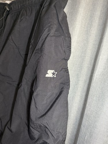 Vintage Starter Wendeshorts Herren XL Windschutz schwarz Zip Off Beine **LESEN** - Bild 2 von 8