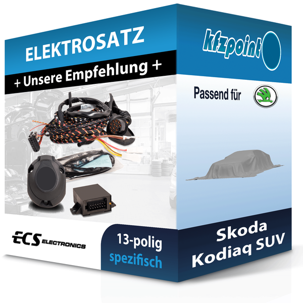 für Skoda Kodiaq SUV 01.2024-Jetzt ECS E-Satz 13Polig Fahrzeugspezifisch NEU-image