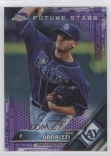 2016 Topps Chrome Future Stars Purple Refractor 18/275 Jake Odorizzi #122 12dm