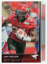 Jeff Fuller - Calgary Stampeders (CFL Football Card) 2015 Upper Deck # 20 - Mint