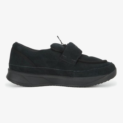 2025 NEW The North Face Men's NUPTSE LOAFER SUEDE SNEAKERS BLACK